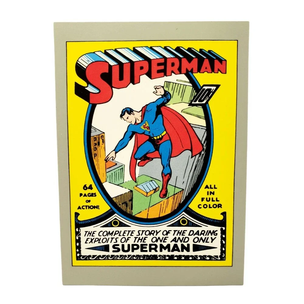 VTG 1992 Impel DC Comics SUPERMAN Classic Cover Superman 1 Card 177 1992 Serie 1